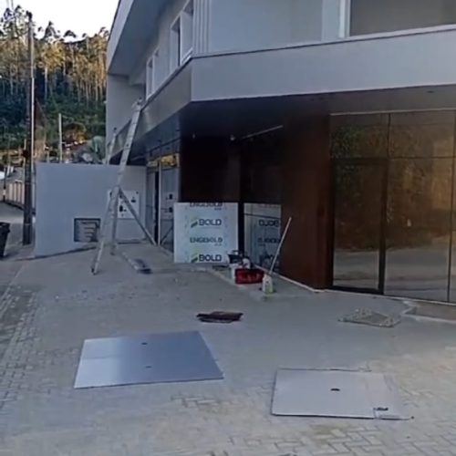 FACHADA EM ACM -NOVA TRENTO SC "CONCLUIDA""